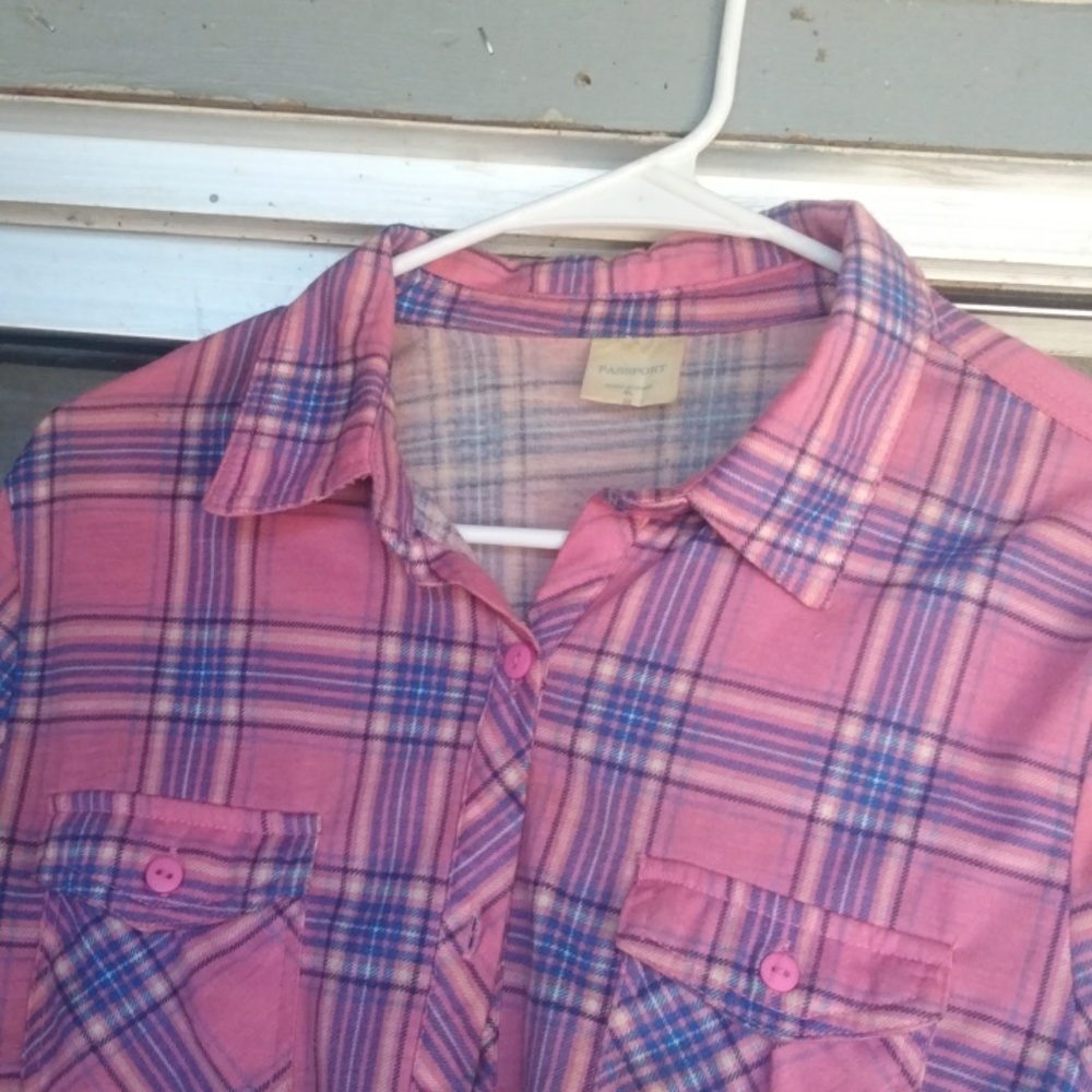 A warm long sleeve dress shirt